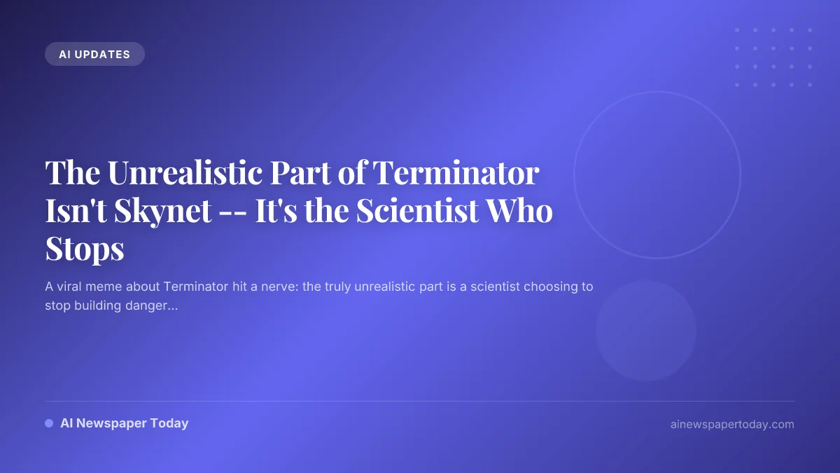 The Unrealistic Part of Terminator Isn't Skynet -- It's the Scientist Who Stops