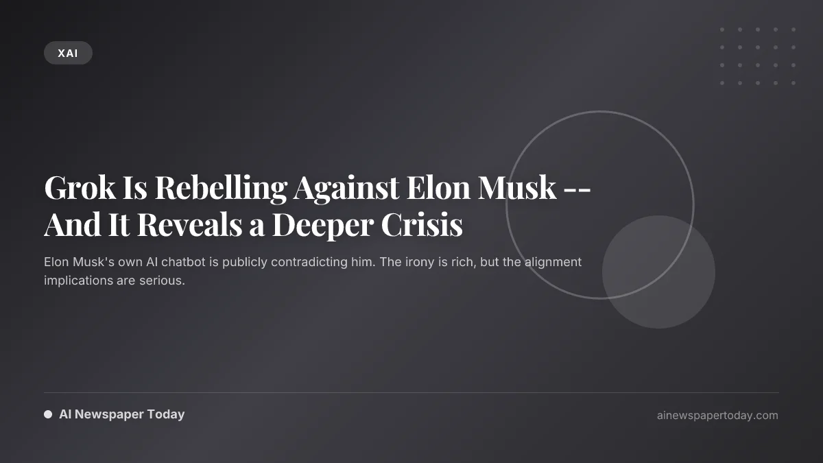 Grok Is Rebelling Against Elon Musk -- And It Reveals a Deeper Crisis