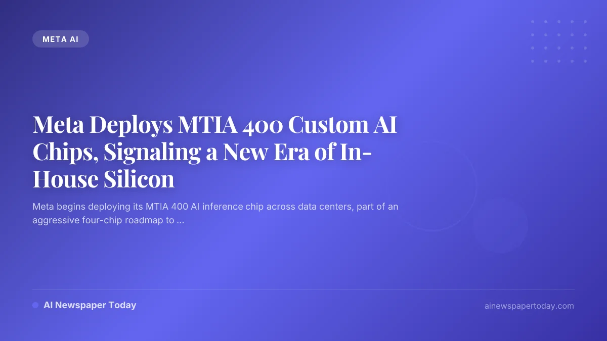 Meta Deploys MTIA 400 Custom AI Chips, Signaling a New Era of In-House Silicon